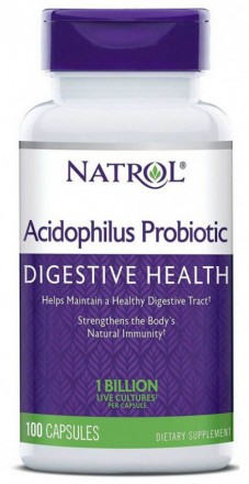 Natrol Acidophilus 100 мг (100 кап)