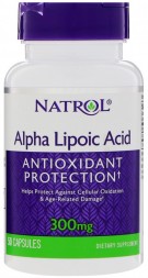 Natrol Alpha Lipoic Acid 300 мг (50 кап)