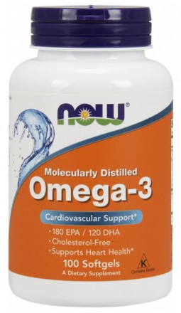 NOW Omega 3-6-9 1000 мг softgels (100 кап)