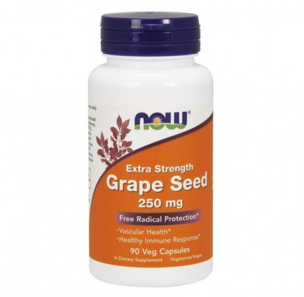 NOW Grape Seed Extract 250 мг (90 кап)