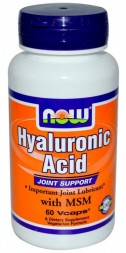 NOW Hyaluronic Acid 100мг 2x Plus (60 кап)